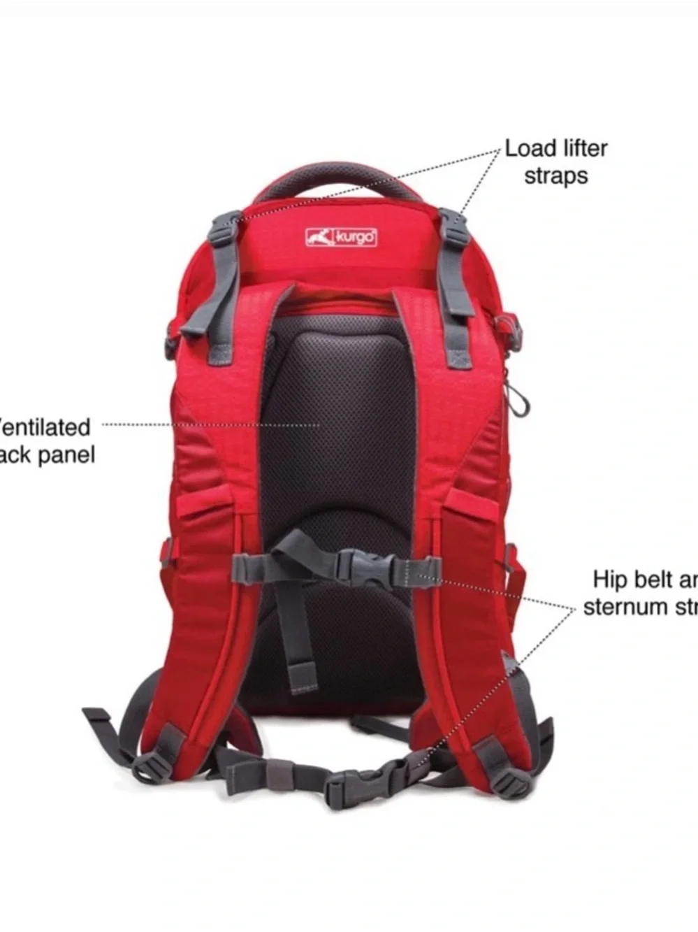 Kurgo G-Train Dog Carrier Backpack Carrier - NWT Chili Red